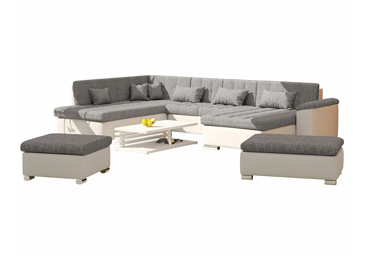 Komplet oblazinjenega pohištva Comfivo Gemma II (Soft 017 + Lawa 05)