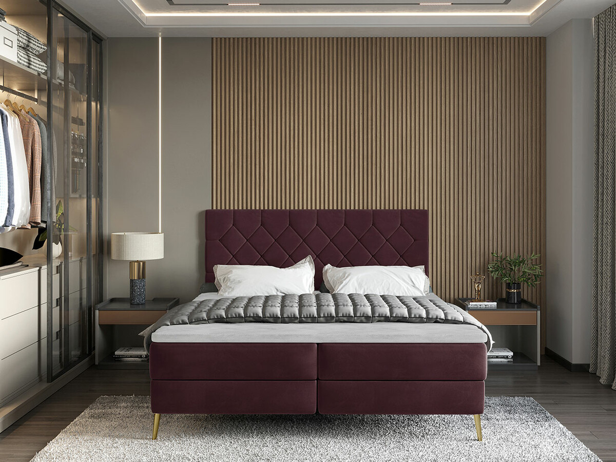 Boxspring postelja Indiana 157 (Manila 06)