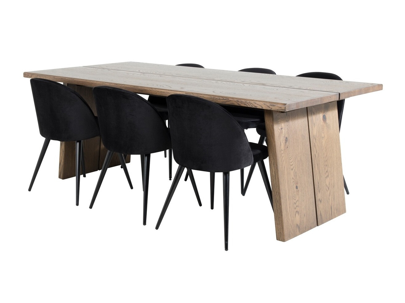 Jedilniški komplet Dallas 1856 (Črna)