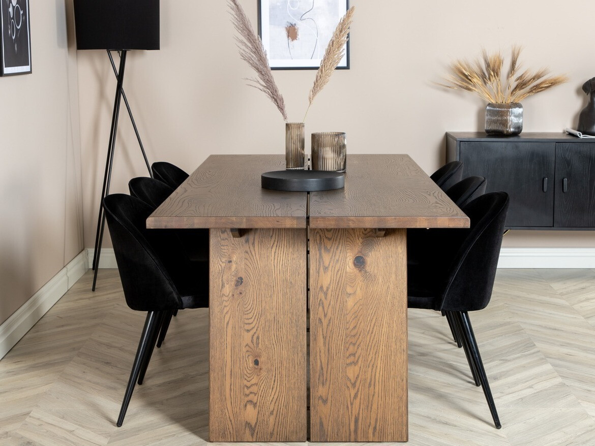 Jedilniški komplet Dallas 1856 (Črna)