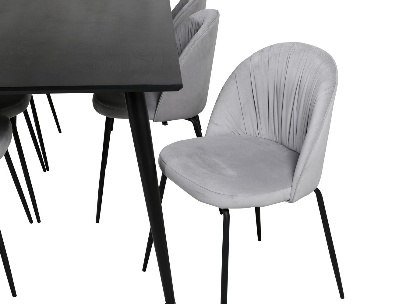 Jedilniški komplet Dallas 2600 (Črna)