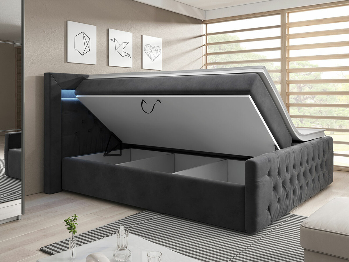 Boxspring postelja Aura