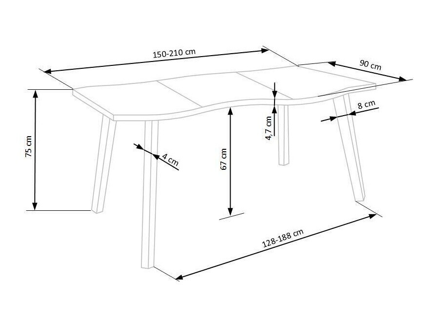 Jedilniški komplet Houston 718