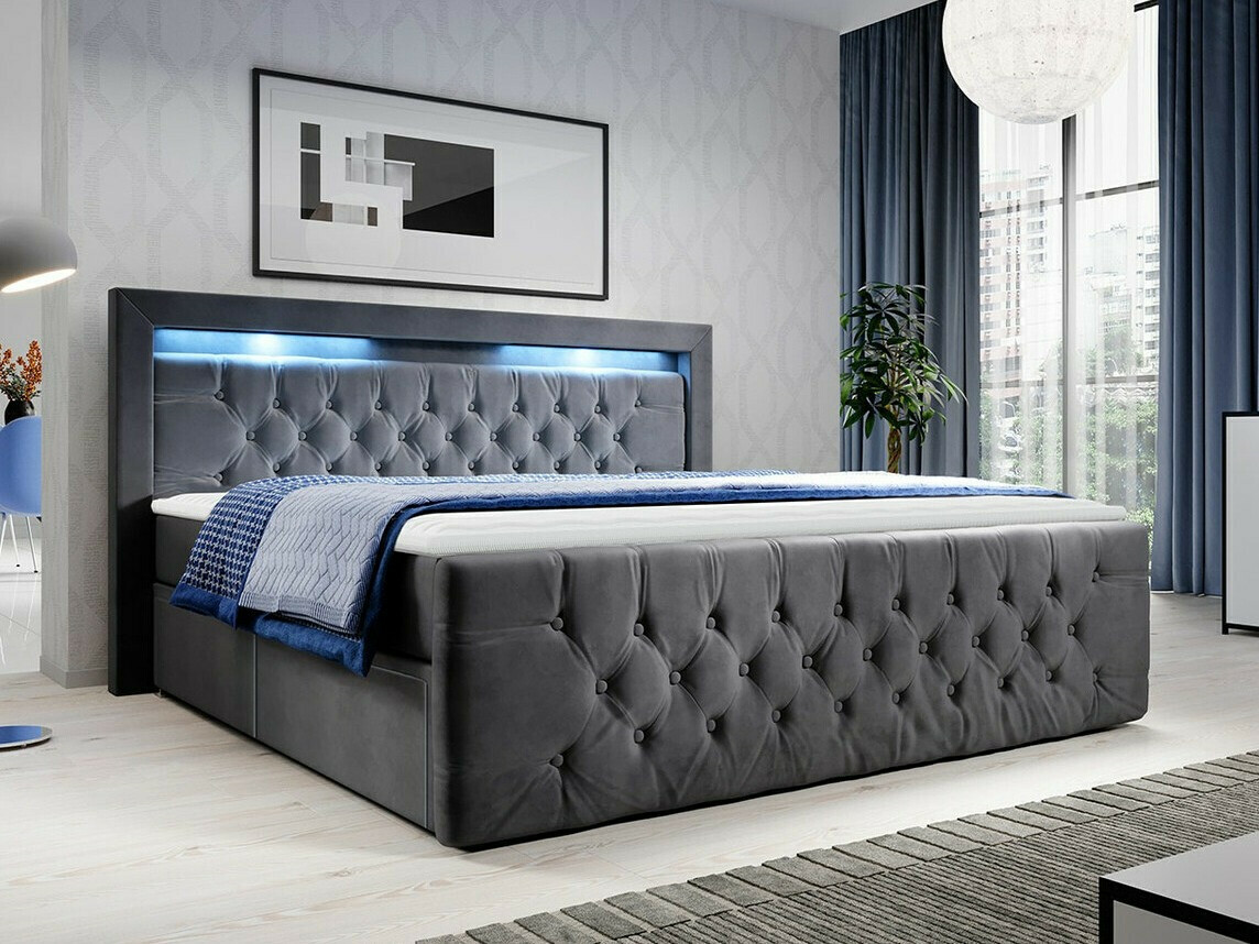 Boxspring postelja Aura III