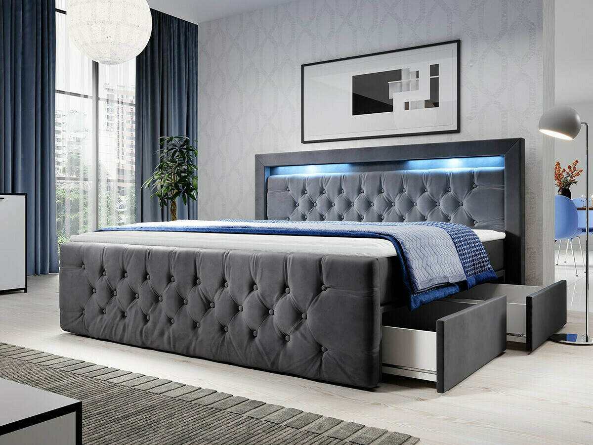 Boxspring postelja Aura III