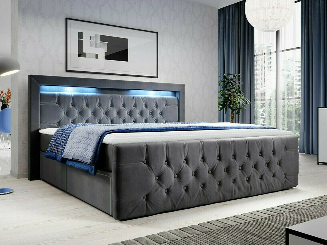 Boxspring postelja Aura III