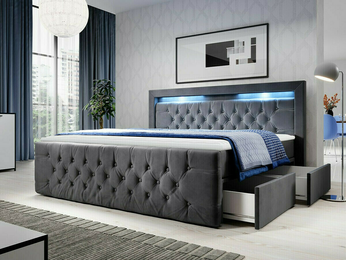 Boxspring postelja Aura III