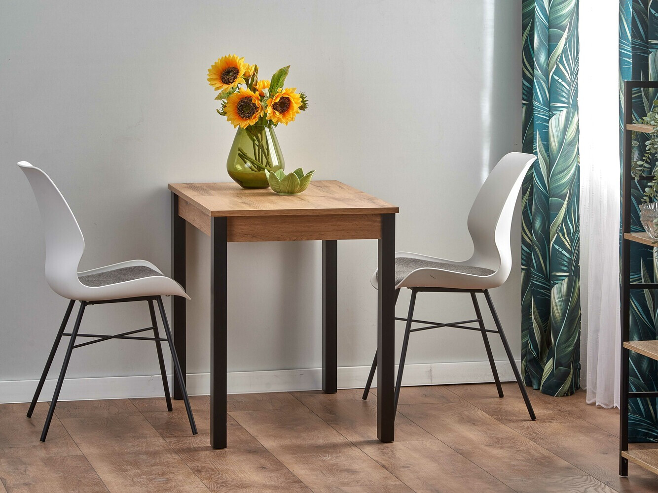 Miza Houston 1208 (Wotan hrast + Črna)