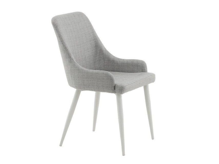 Jedilniški komplet Dallas 1973 (Bela + Svetlo siva)