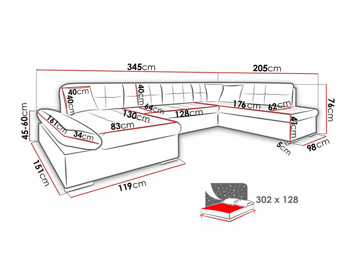 Kotna garnitura Comfivo 150 (Poso 110)
