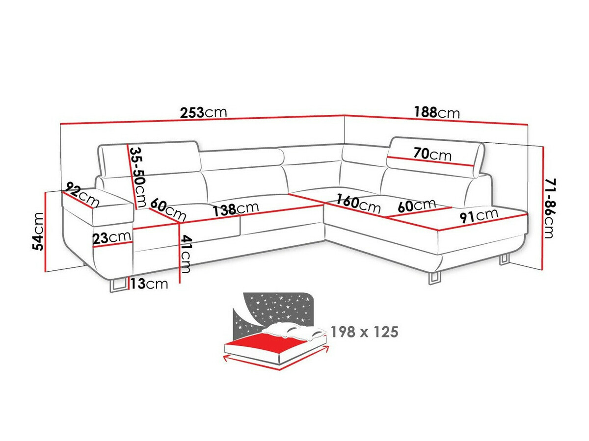 Kotna garnitura Comfivo 306 (Poso 100)