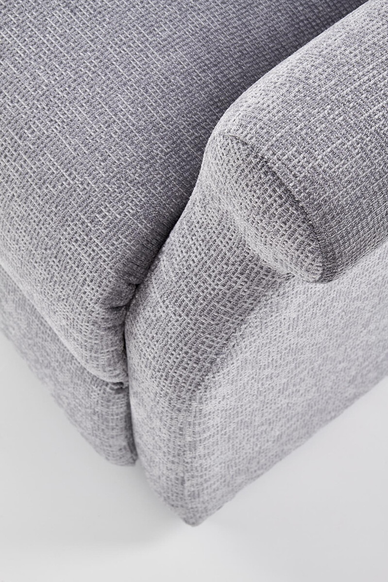 Fotelj s počivalnikom Houston 1029 (Siva)