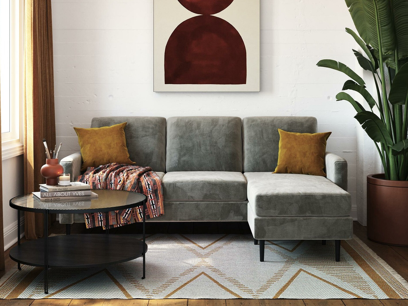 Komplet oblazinjenega pohištva Tulsa 422 (Svetlo siva)