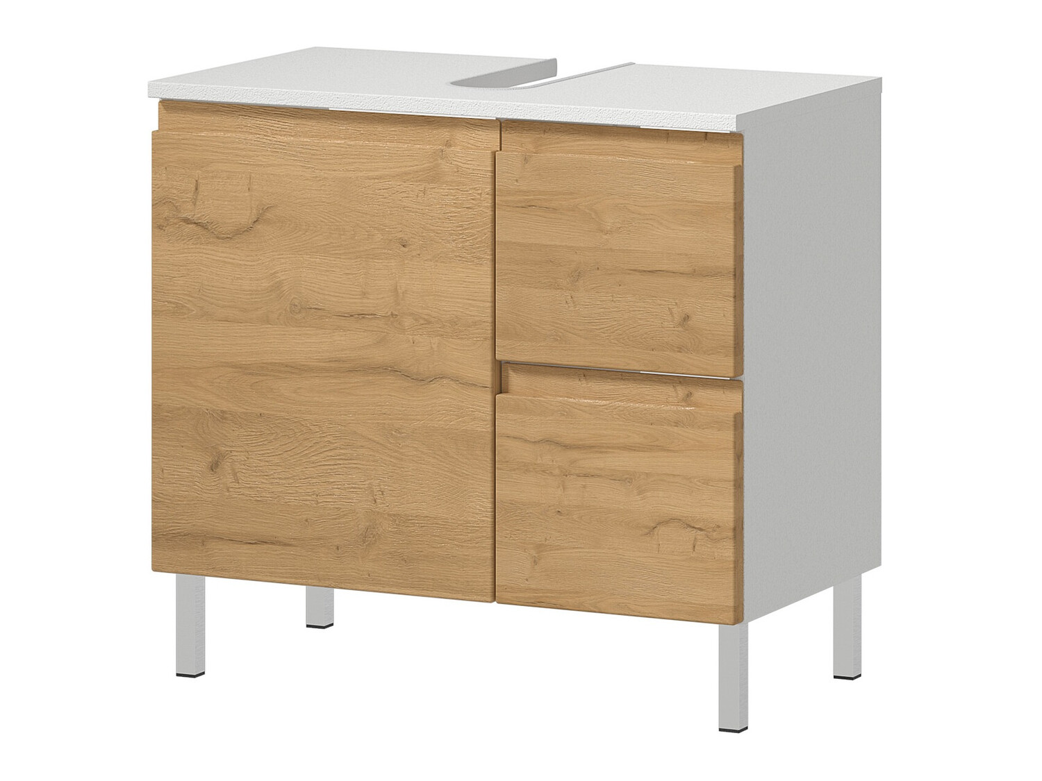 Prostostoječa kopalniška omarica za umivalnik Levtalo 100