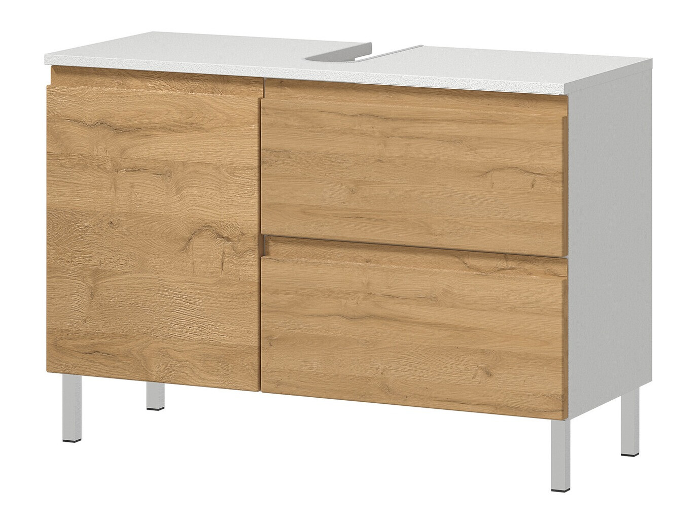 Prostostoječa kopalniška omarica za umivalnik Levtalo 101