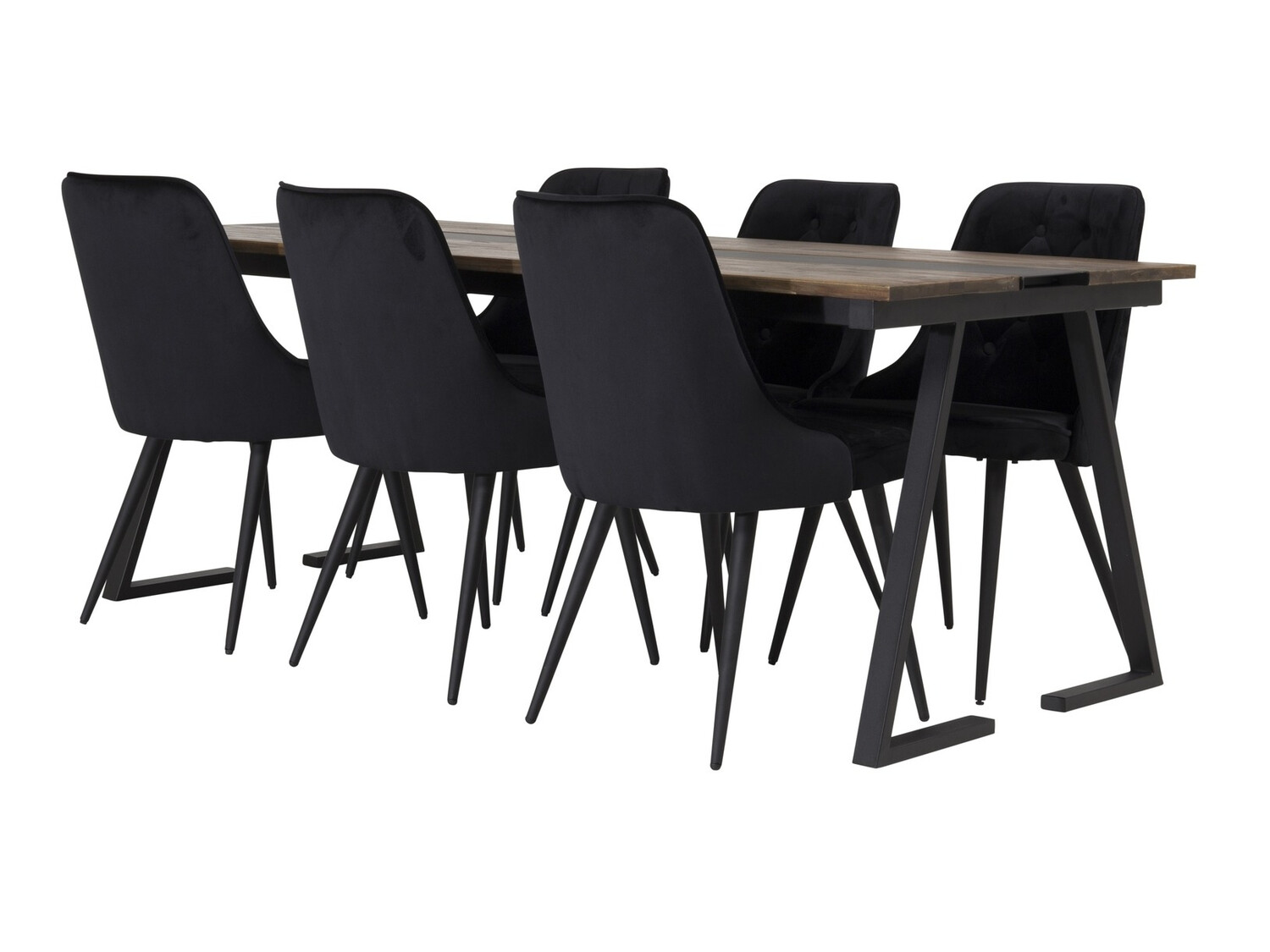 Jedilniški komplet Dallas 1934 (Črna)