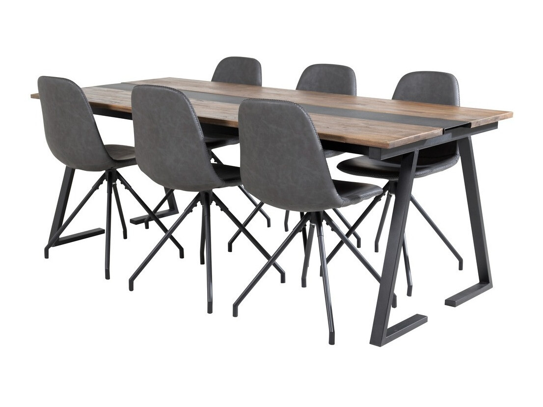 Jedilniški komplet Dallas 1938 (Črna)