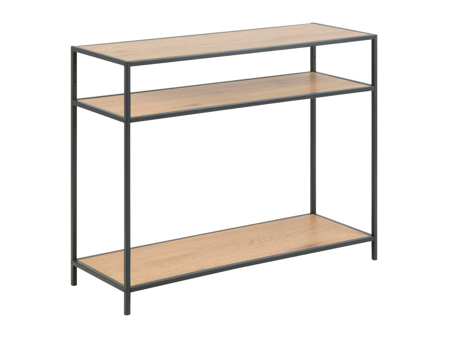 Konzolna miza Norsica Sevferi 148 (Divji hrast + Črna)