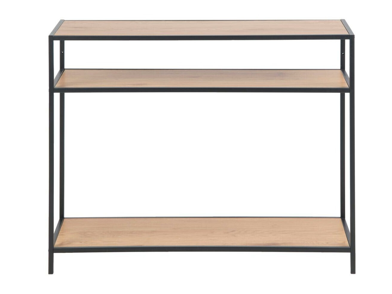 Konzolna miza Norsica Sevferi 148 (Divji hrast + Črna)