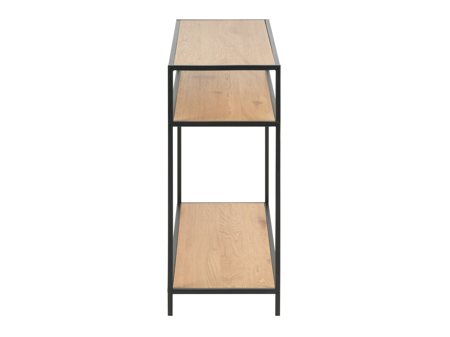 Konzolna miza Norsica Sevferi 148 (Divji hrast + Črna)