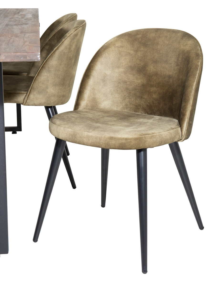 Jedilniški komplet Dallas 1598 (Prašno zelena)