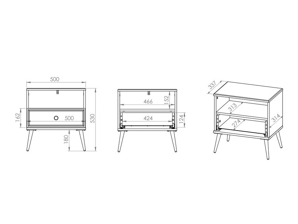 Nočna omarica Elbrevi 106