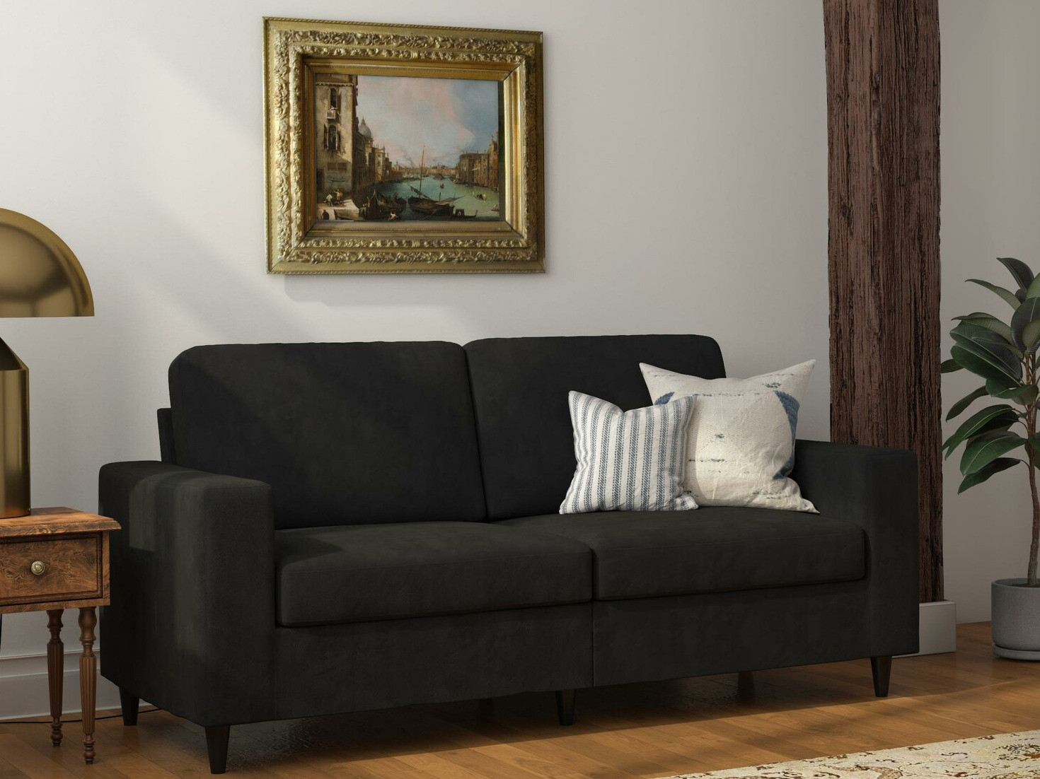 Kavč Tulsa 444 (Črna)