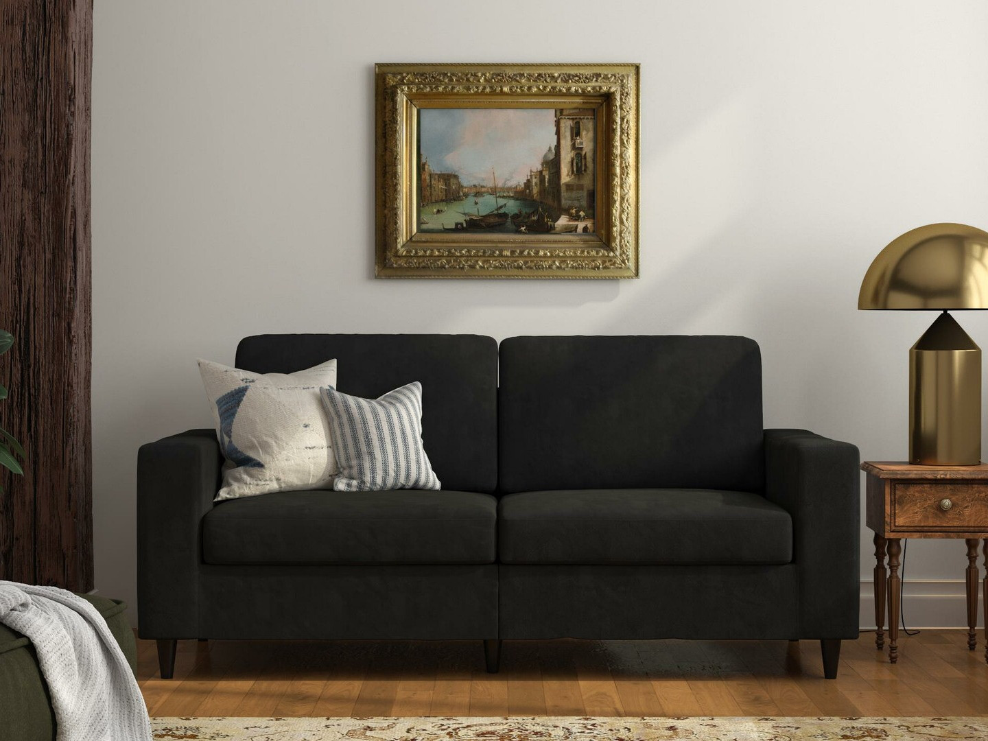 Kavč Tulsa 444 (Črna)