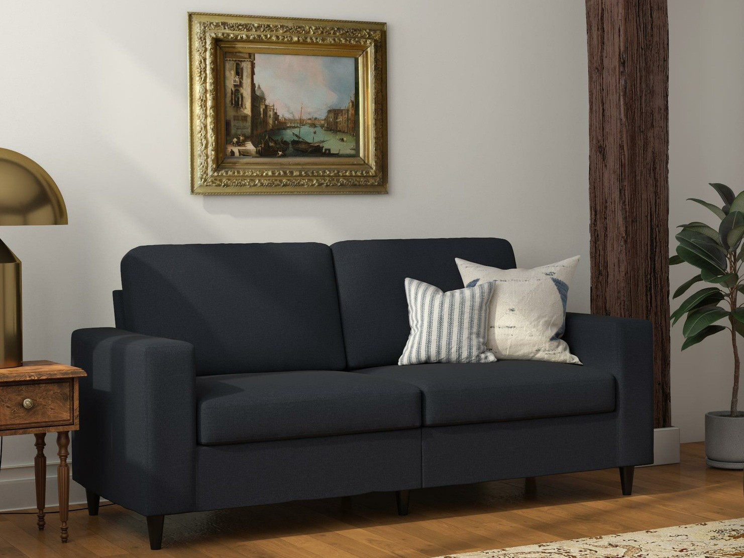 Kavč Tulsa 444 (Temno modra)