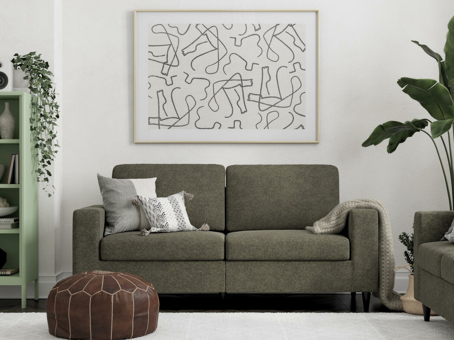 Kavč Tulsa 444 (Temno siva)