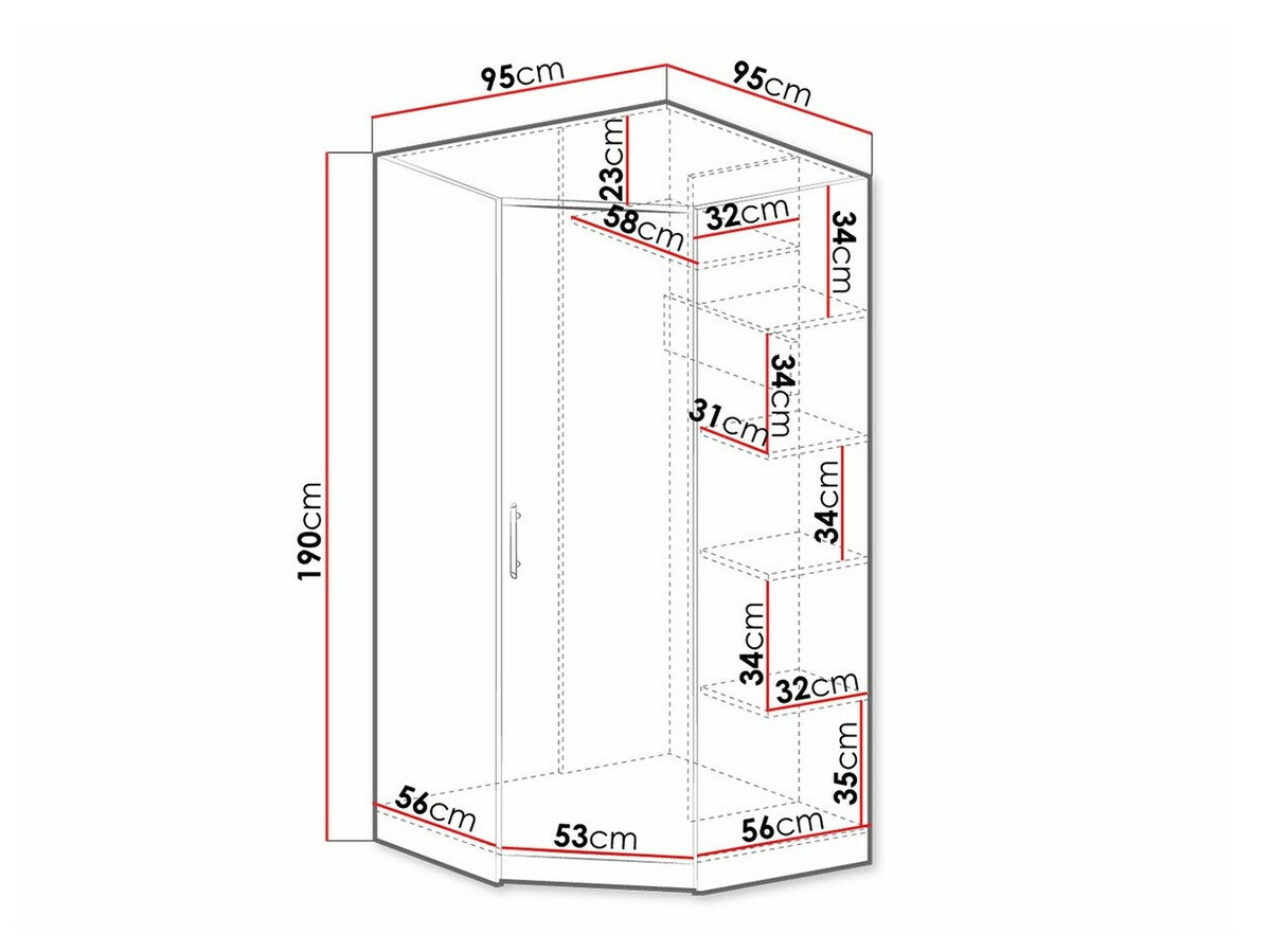 Kotna omara Cavmero 106 (Antracit)