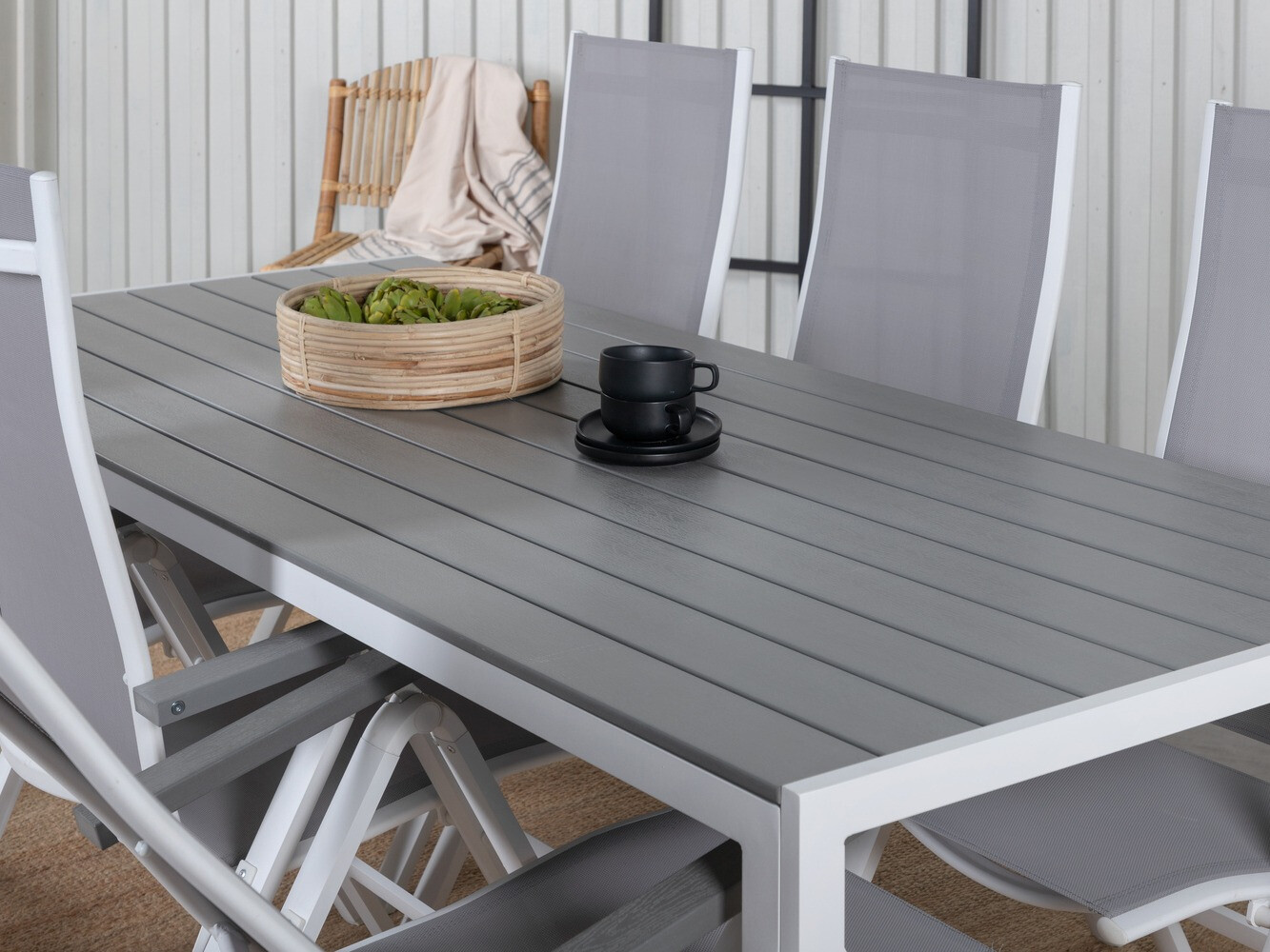 Komplet mize in stolov Dallas 704