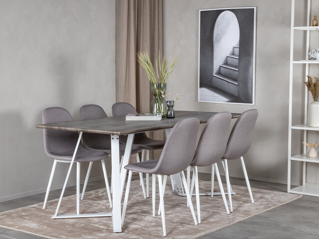 Stol Dallas 3222 (Siva + Bela)