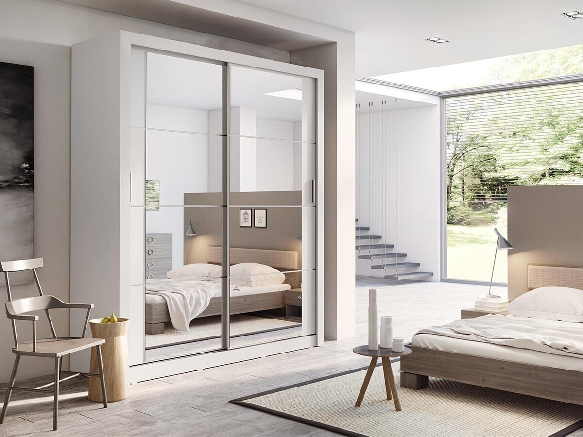 Garderobna omara Fresno 102 (Bela)