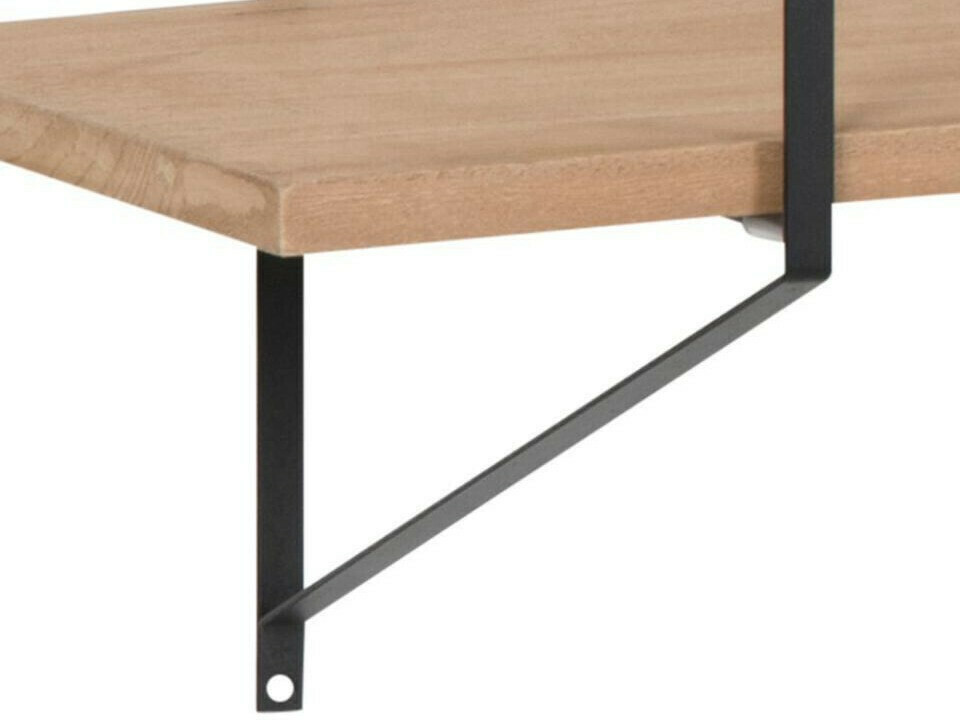 Stenska polica Norsica 447 (Svetlo rjava + Črna)