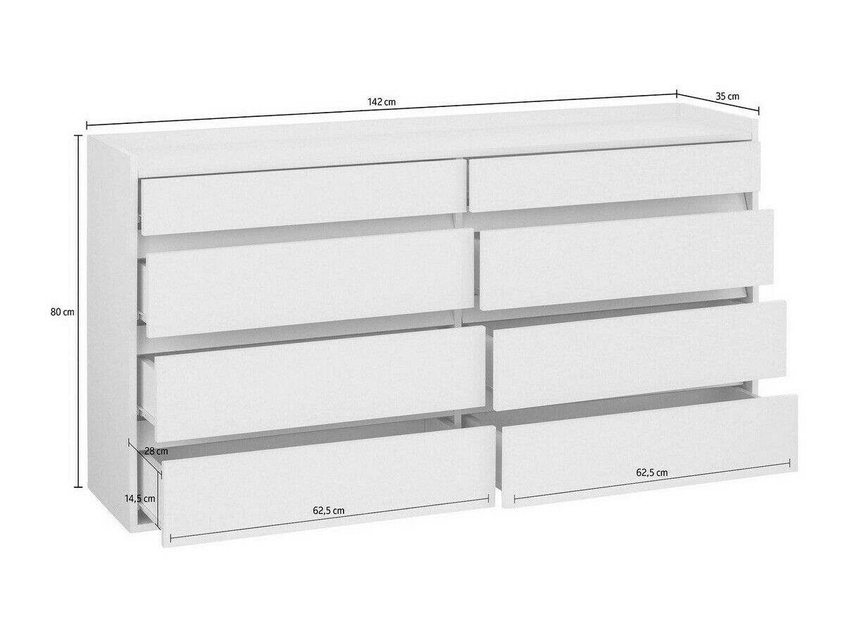 Komoda Ruvciri 100 (Hrast + Antracit)