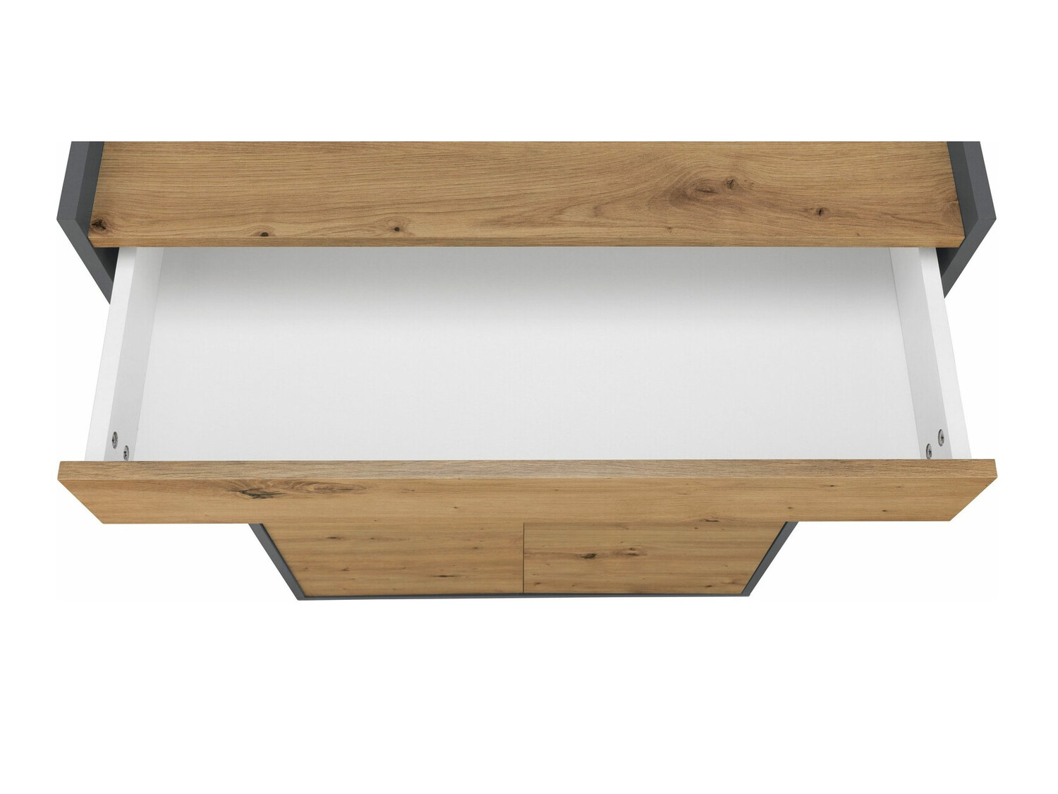 Regal za čevlje Ruvciri 101 (Hrast + Antracit)