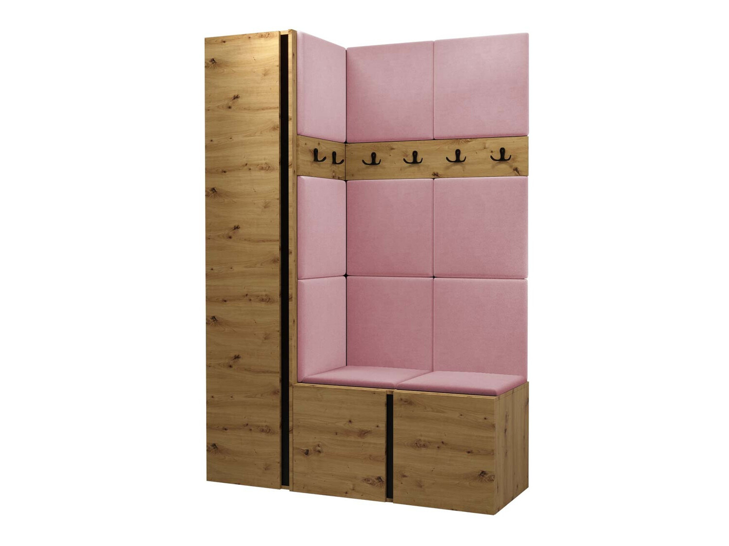 Komplet za predsobo Hartford 471 (Artisan hrast)