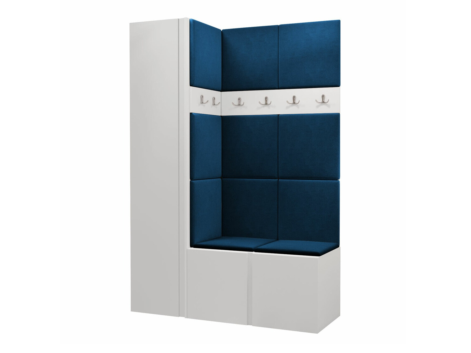 Komplet za predsobo Hartford 471 (Bela)