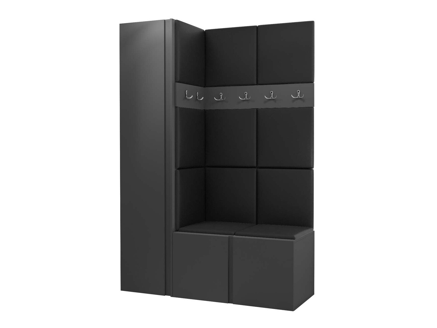 Komplet za predsobo Pinis IX (Grafit)