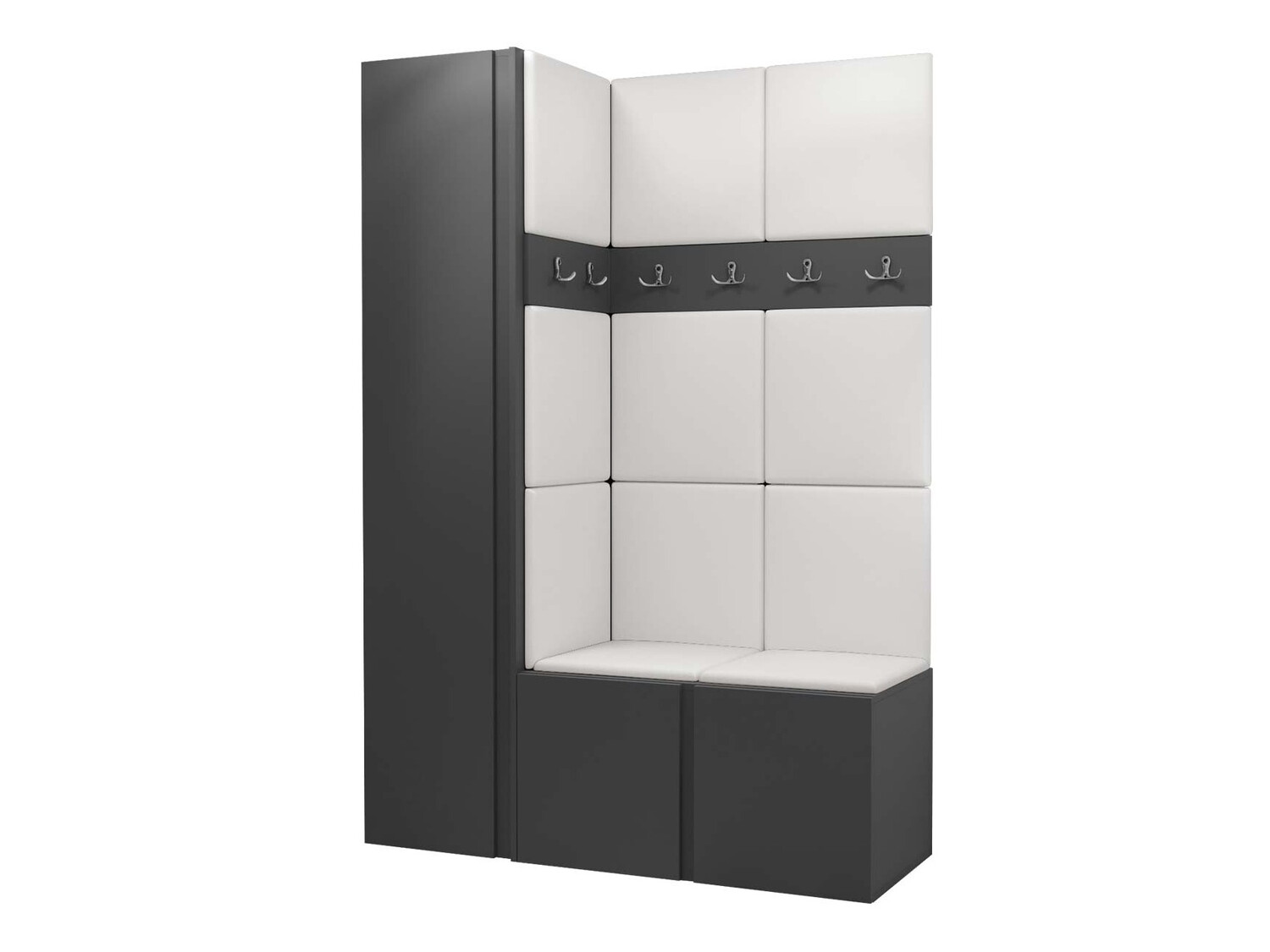 Komplet za predsobo Pinis IX (Grafit)