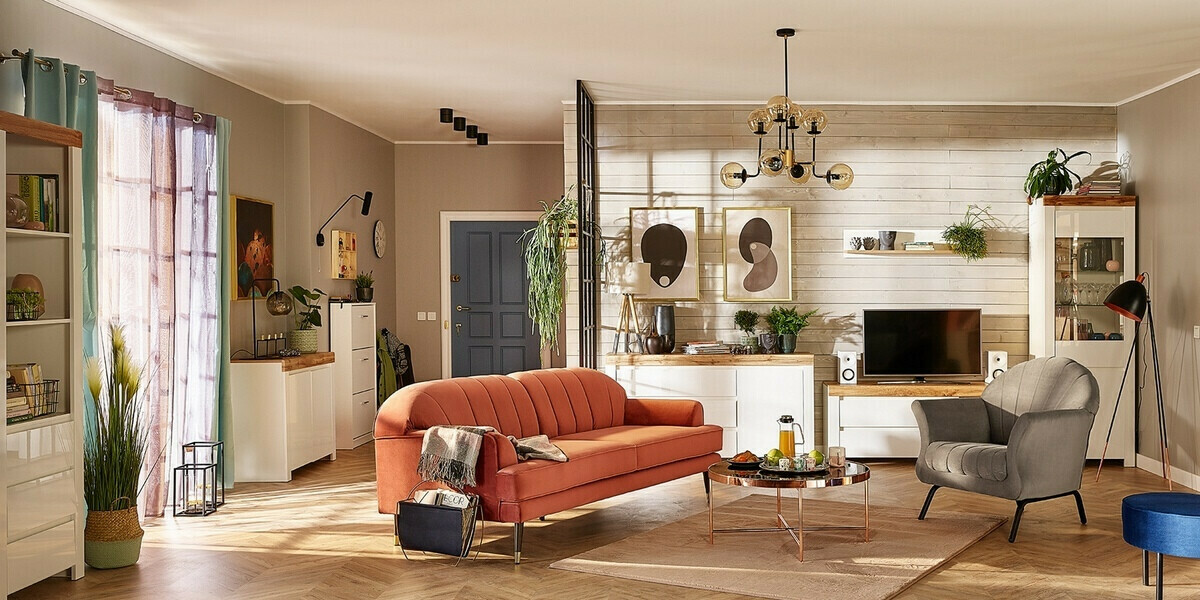 Stenska polica Sonsoru 102 (Bela + Wotan hrast)