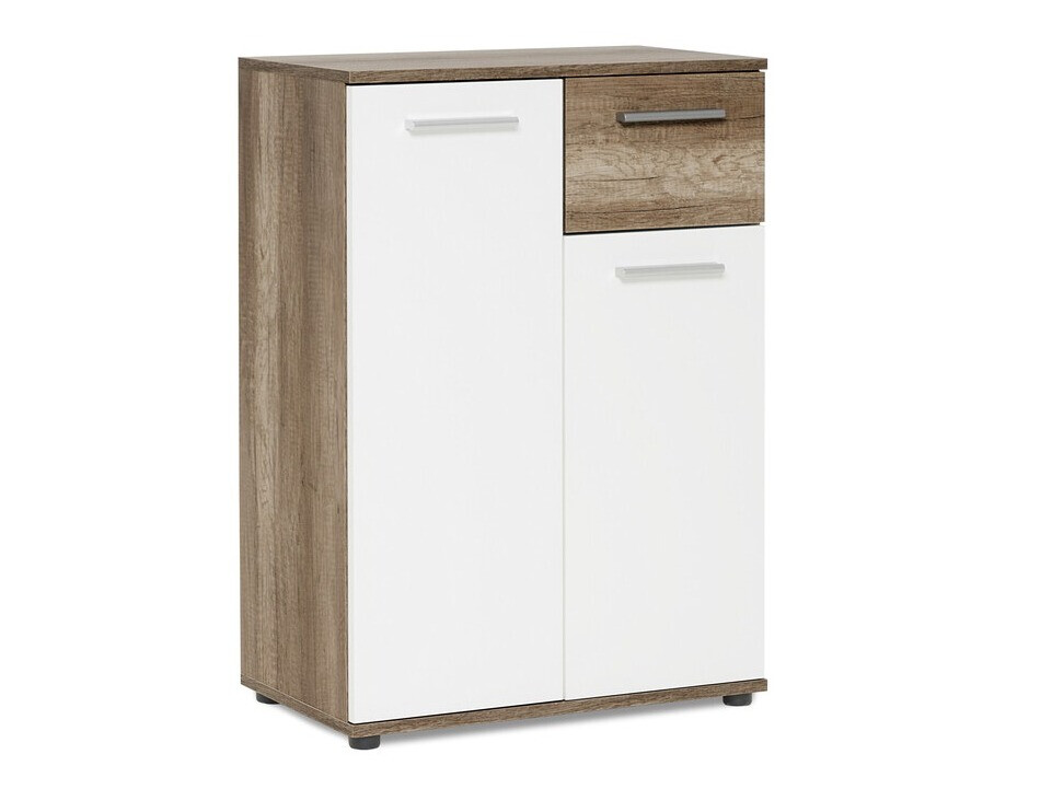 Komoda Findlay 101 (Divji hrast + Bela)