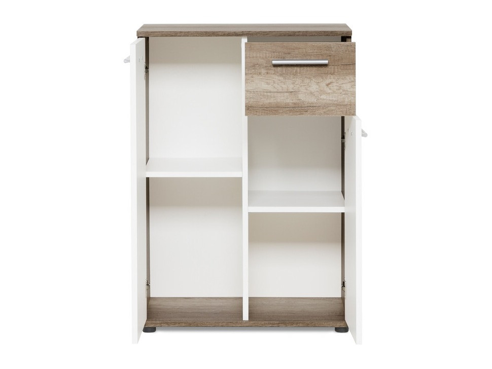 Komoda Findlay 101 (Divji hrast + Bela)