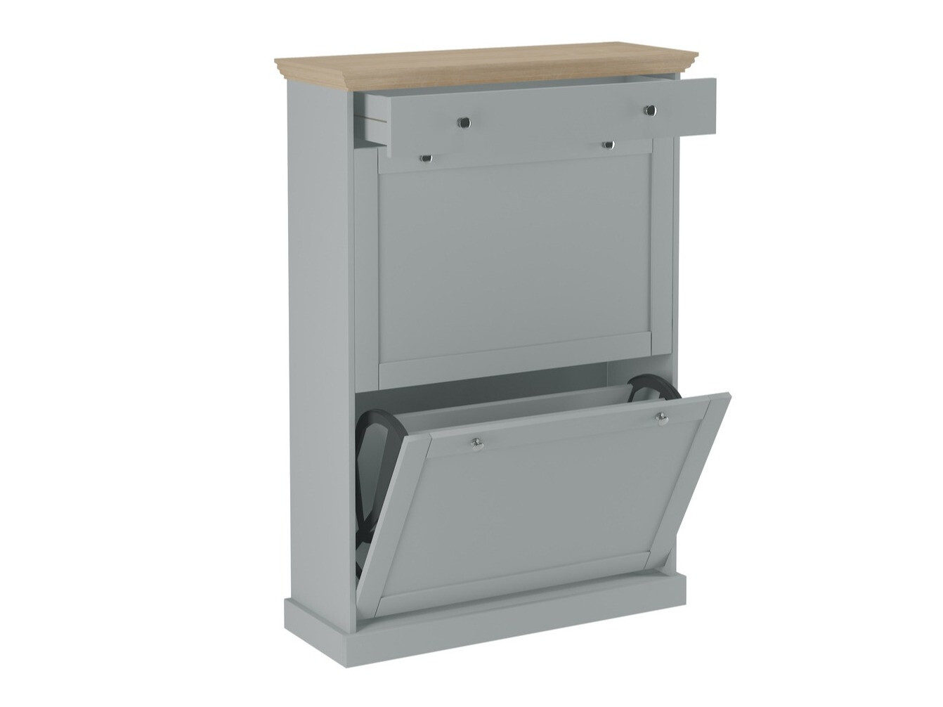 Omarica za čevlje Lirveri 105 (Siva + Lahki hrast)