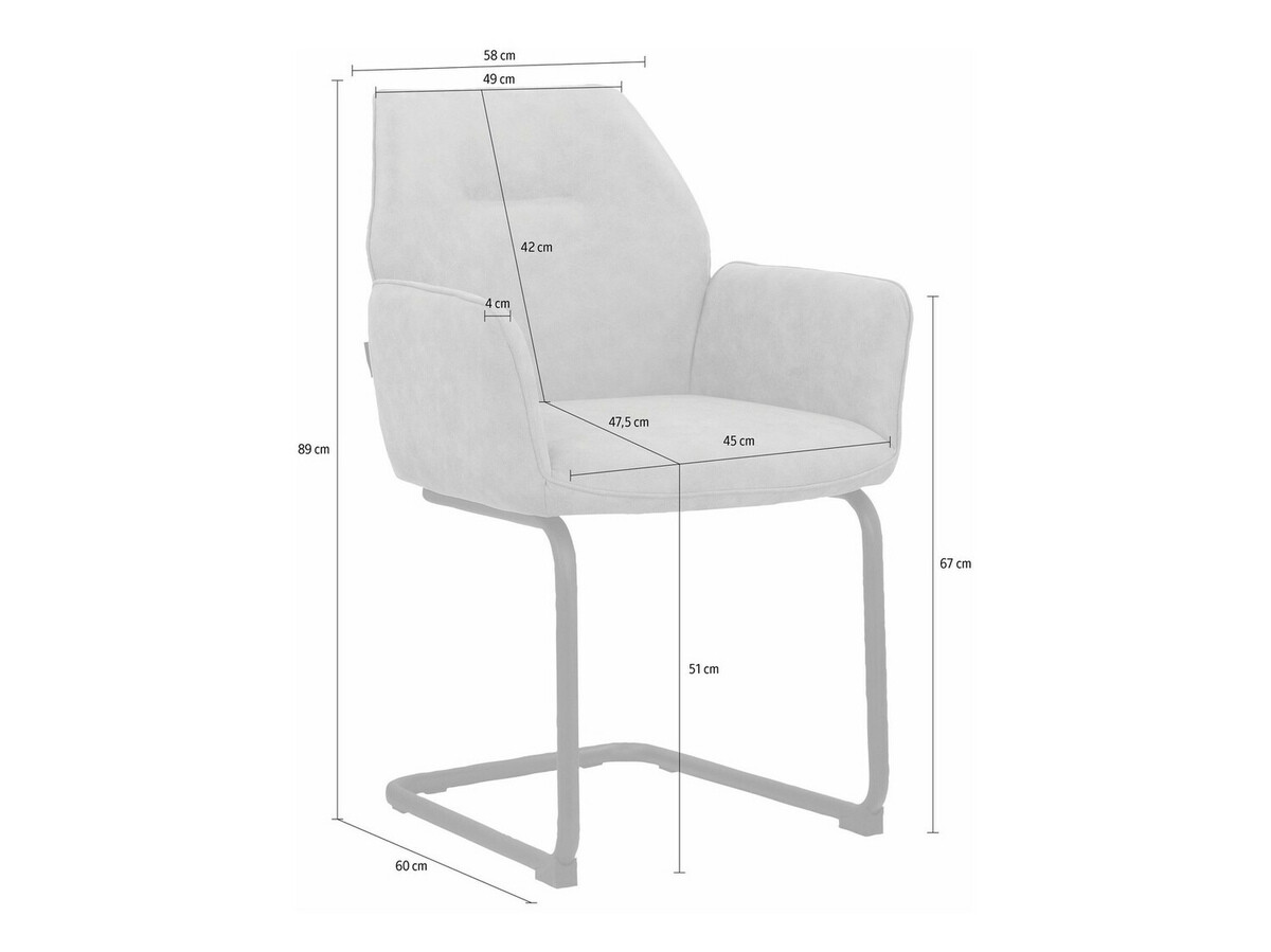 Komplet stolov Denton 905 (Rjava)