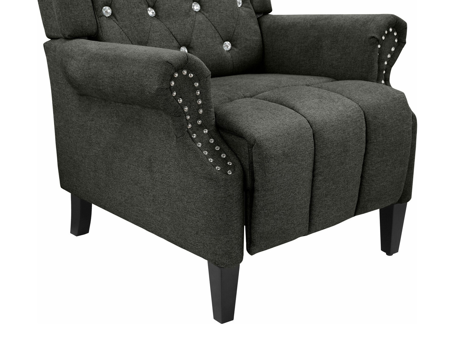 Fotelj s počivalnikom Denton 908 (Antracit)