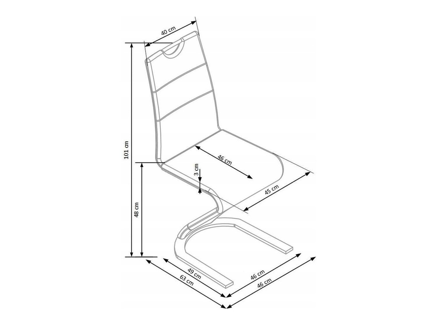 Stol Houston 250 (Bela)