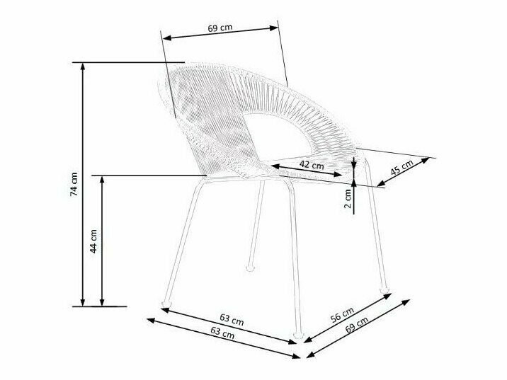 Vrtni stol Houston 446