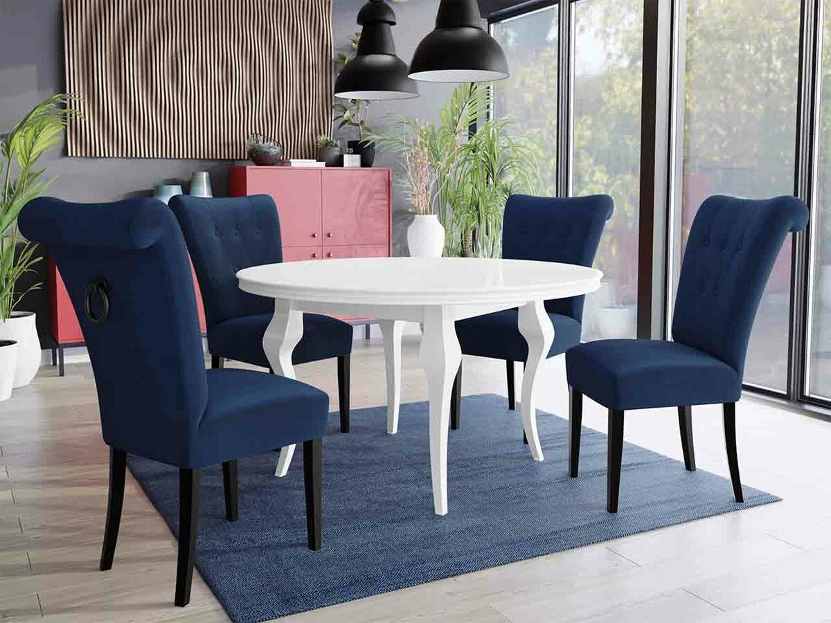 Stol Racine 107 (Črna)